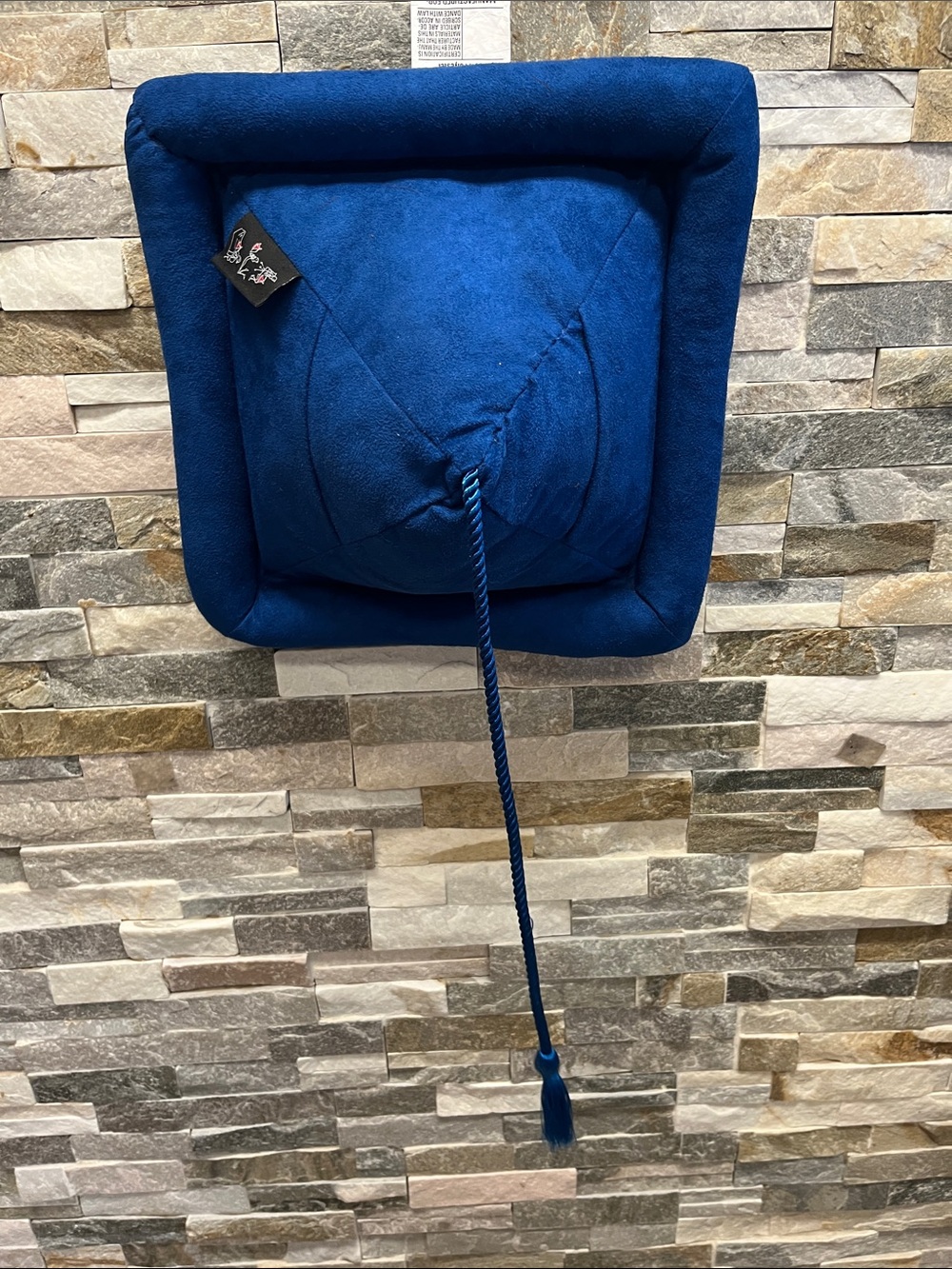 Base  for working on a laptop blue  Velvet Hanging - Picture 5 of 8